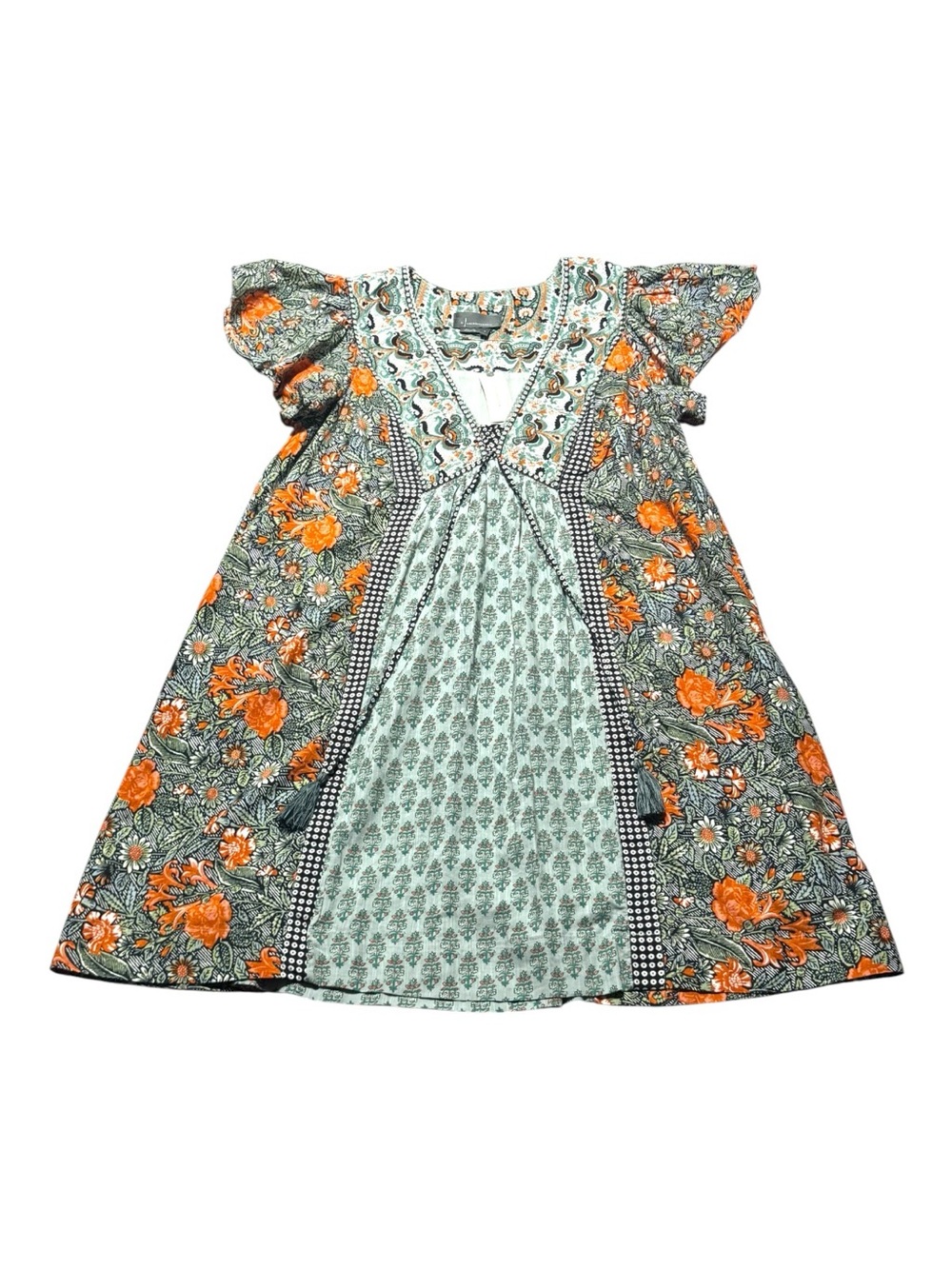 NWT Anthropologie Women’s Medium Dress Boho Babydoll Floral Hippie